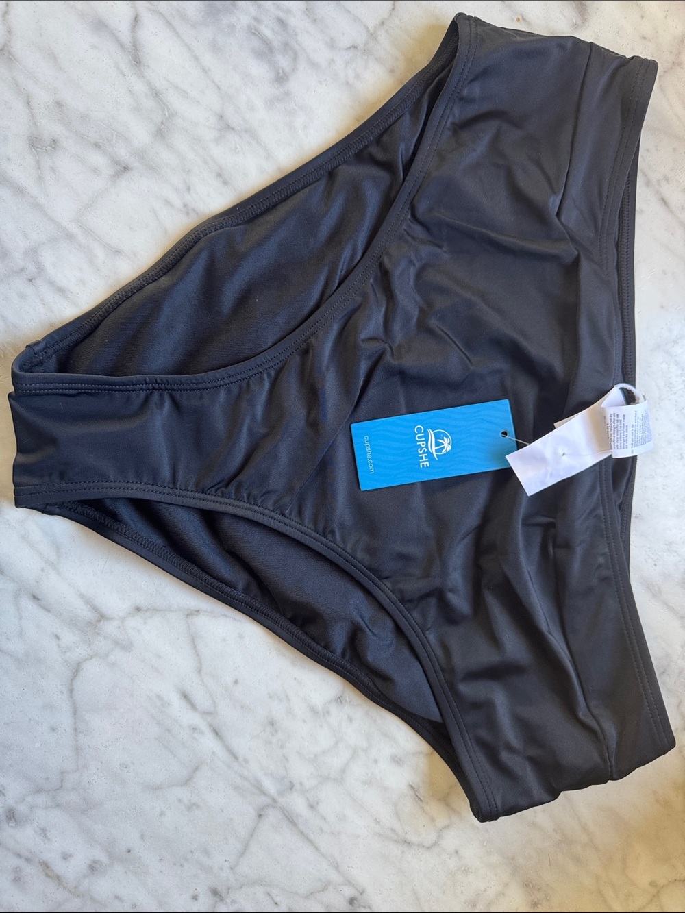 Cupshe Black Classic Bikini Bottom